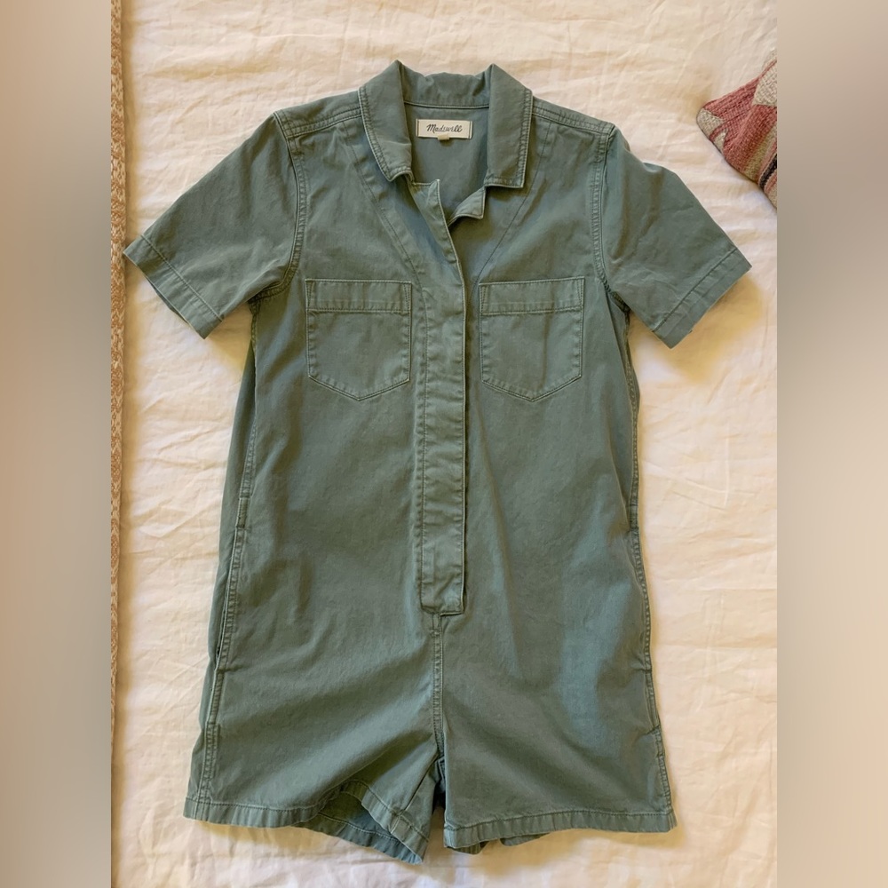 NWOT Madewell short utility suit/onesie/jumper XXS